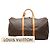 Louis Vuitton Brown Monogram Keepall Bandouliere 50 Marrone - vista 8