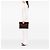 Clutch a Busta Chanel in Pelle di Vitello Liscia Marrone CC Marrone scuro - vista 6