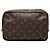 Louis Vuitton Brown Monogram Trousse Toilette 23 Castaño