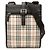 Borsa Crossbody Burberry Beige House Check Canvas