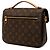 Louis Vuitton Brown Monogram Pochette Metis Castaño - vista 2