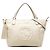 Borsa Satchel Gucci Soho Cellarius Piccola in Pelle di Vitello Bianca Bianco Crudo