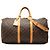 Louis Vuitton Brown Monogram Keepall Bandouliere 50 Braun