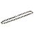 Collana a maglie Monogram Louis Vuitton in acciaio inossidabile argento