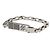 Bracciale a catena Louis Vuitton in ottone argentato e smalto Damier Colors Argento - vista 2