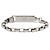 Bracciale a catena Louis Vuitton in ottone argentato e smalto Damier Colors Argento - vista 3