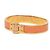 Hermès Orange Narrow Emaille-Scharnierarmband PM - Ansicht 2