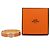 Hermès Orange Narrow Emaille-Scharnierarmband PM - Ansicht 7