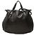 Borsa Tote Convertibile Abbey D Ring Gucci in pelle di vitello liscia nera Nero
