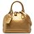Louis Vuitton Gold Monogram Vernis Alma BB Dorado