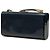 Borsa a tracolla Gucci in vernice blu con chiusura Interlocking G Blu navy - vista 2
