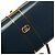 Borsa a tracolla Gucci in vernice blu con chiusura Interlocking G Blu navy - vista 5