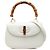 Gucci White Calfskin Bamboo Night Bianco
