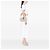 Gucci White Calfskin Bamboo Night Bianco - vista 8