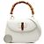 Gucci White Calfskin Bamboo Night Bianco - vista 9