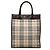 Burberry Beige House Check Canvas Tote