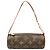 Louis Vuitton Brown Monogram Papillon Pochette Braun