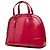 Borsa Gucci Nice Dome Small in pelle verniciata Microguccissima rosa - vista 2