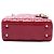 Autre Marque Dior Red Mini Patent Cannage Lady Dior Rosso Bordò - vista 3