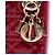 Autre Marque Dior Red Mini Patent Cannage Lady Dior Rosso Bordò - vista 5