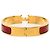 Hermès Clic H Armband PM aus rotem Emaille - Ansicht 3