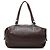 Trio Céline Borsa a tracolla Celine Triple Zip in pelle di agnello marrone Marrone scuro