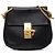 Chloé Mini Borsa a Tracolla Drew in Pelle Nera Nero