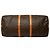 Louis Vuitton Brown Monogram Keepall Bandouliere 60 Marrom - vista 3