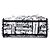 Autre Marque Dior White Mini Embroidered Canvas Plan de Paris Lady D Lite Blanco - vista 3