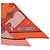 Hermès Orange Camails Seidentuch Twilly - Ansicht 4