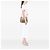 Bow Borsa Satchel Prada in tela Canapa beige con logo e fiocco - vista 8