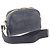 Prada Camera Bag aus perforiertem schwarzem Vitello Daino Leder mit Logo