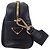 Prada Camera Bag aus perforiertem schwarzem Vitello Daino Leder mit Logo - Ansicht 8