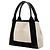 Balenciaga Borsa Cabas Satchel XS in tela marrone e blu navy Beige - vista 2