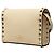 Valentino Mini Borsa a Tracolla Rockstud in Pelle Bianca Bianco Crudo - vista 2