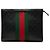 Clutch Gucci Black Guccissima Web Nero