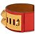 Bracciale Collier de Chien Hermès in Epsom rosso e placcato oro - vista 7