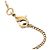 Collana con pendente Chanel Black CC placcata oro smalto Camélia Nero - vista 4