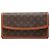 Louis Vuitton Brown Monogram Pochette Dame GM Braun