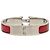 Pulsera Clic H PM de esmalte rojo Hermès - vista 3