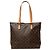 Louis Vuitton Brown Monogram Cabas Mezzo Marrom