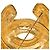 Spilla trapuntata Chanel Gold CC placcata oro D'oro - vista 3