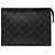 Louis Vuitton Black Monogram Eclipse Pochette Voyage MM Negro