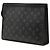 Louis Vuitton Black Monogram Eclipse Pochette Voyage MM Negro - vista 2