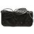 Clutch Chanel Butterfly in pelle d'agnello matelassé nera con catena Nero
