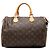 Louis Vuitton Brown Monogram Speedy 30 Marrom