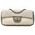 Chanel White Small Tricolor Quilted Jersey Reissue 2.55 East West Flap Bianco