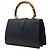 Bolsa Gucci Dionysus Web em couro de bezerro azul tamanho Medium com alça de bambu Azul marinho - vista 2