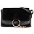 Chloé Faye Crossbody Small in camoscio e vitello nero