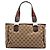 Gucci Beige GG Canvas Web Horsebit Tote